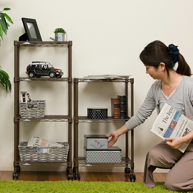 楽天市場】【メーカー公式ショップ】ルミナス カラーラック 3段 45W