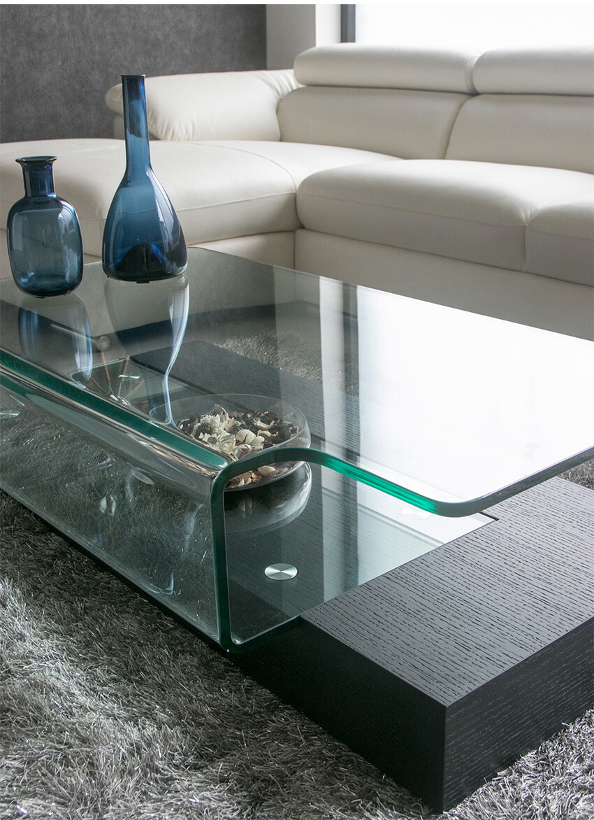 楽天市場】【送料無料】 センターテーブル 高級感 ガラステーブル