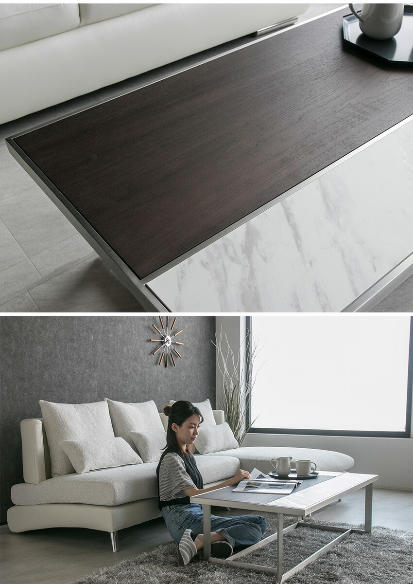 楽天市場】【送料無料】 センターテーブル 高級感 ウォールナット