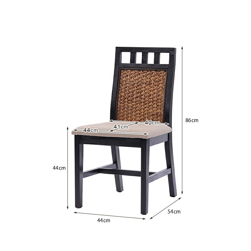 楽天市場】アジアン家具 ダイニングチェア 2脚セット 二個組 木製