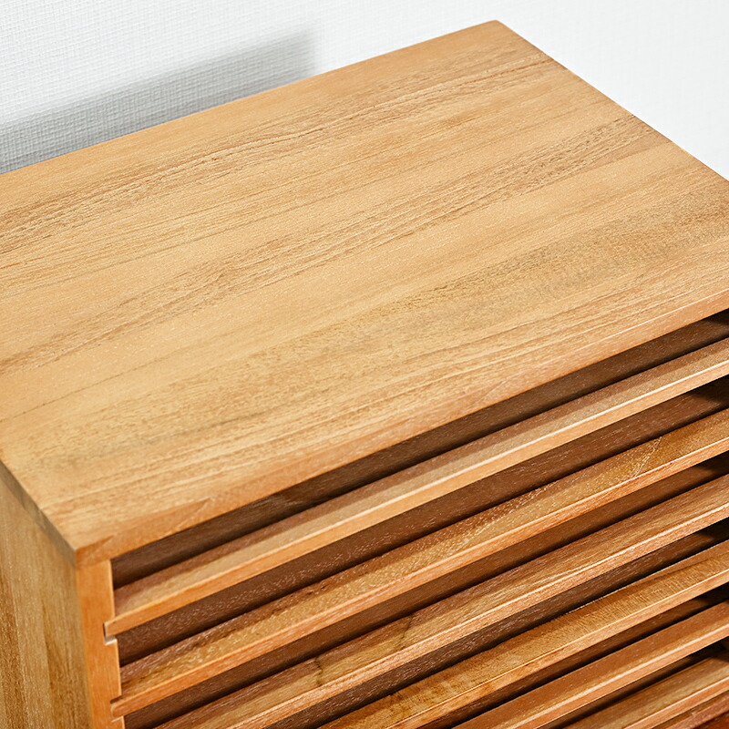 楽天市場】アジアン家具 チーク無垢 カルテケース 書類ケース 木製