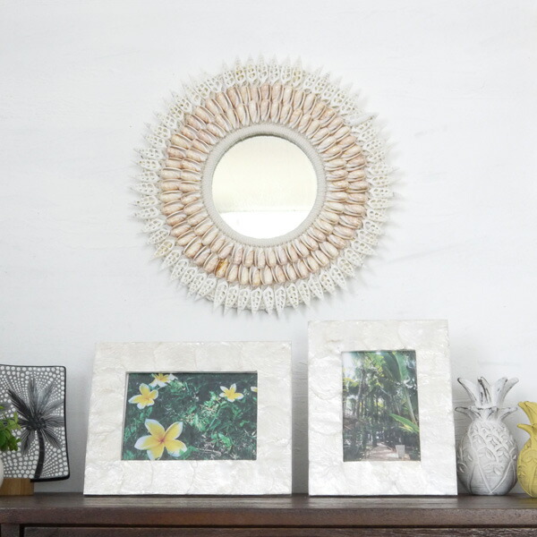 楽天市場】【アウトレット】アジアン雑貨 バリ雑貨 鏡 壁掛け おしゃれ