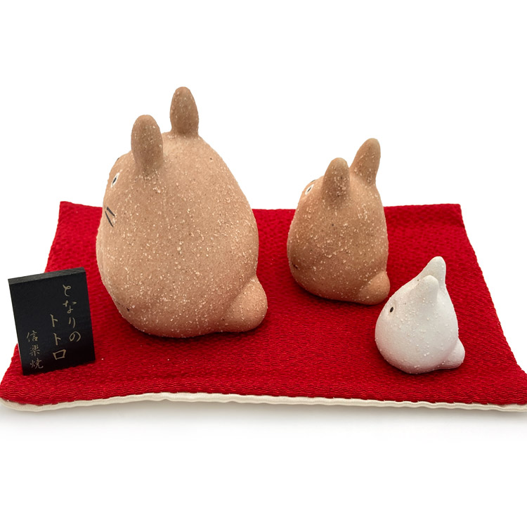 楽天市場】となりのトトロ 信楽焼3体セット 981246 スタジオジブリ