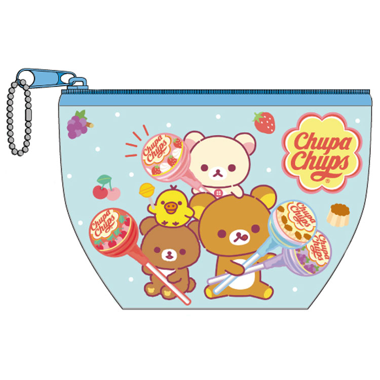 楽天市場】リラックマ×チュッパチャプス ミニポーチ ブルー 357105