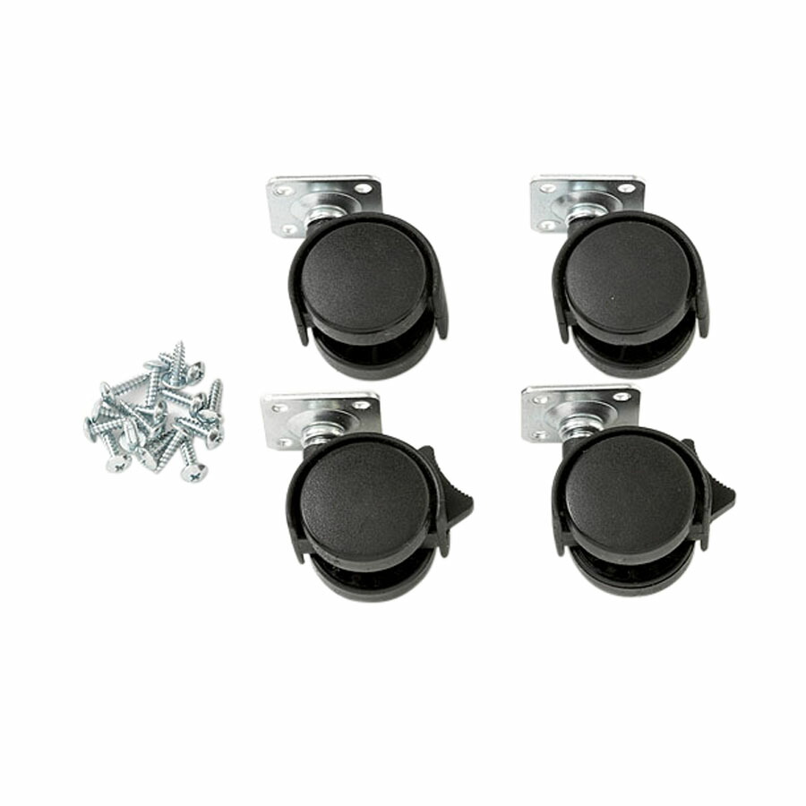 楽天市場】キャスター（4個入り・ネジ付）※ストッパー有×2・無し×2