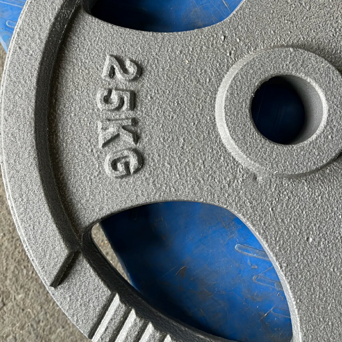 楽天市場】Φ50mm 3グリップ アイアンプレート 25kg×2枚セット 筋トレ