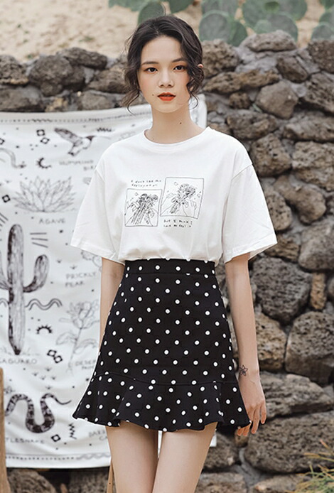 楽天市場】ミニスカート ハイウエスト マーメイド スカート ミニ