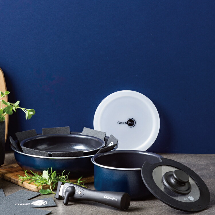 楽天市場】グリーンパン クリックシェフ セット GREENPAN 取っ手の