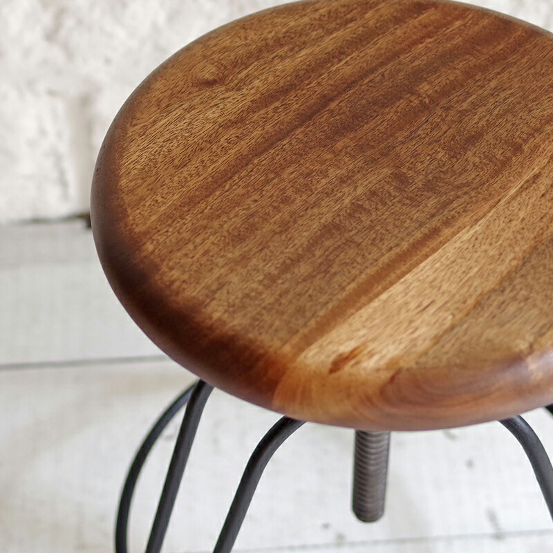 楽天市場】アイアンスツール アイアン 家具 椅子 円形 丸イス スツール