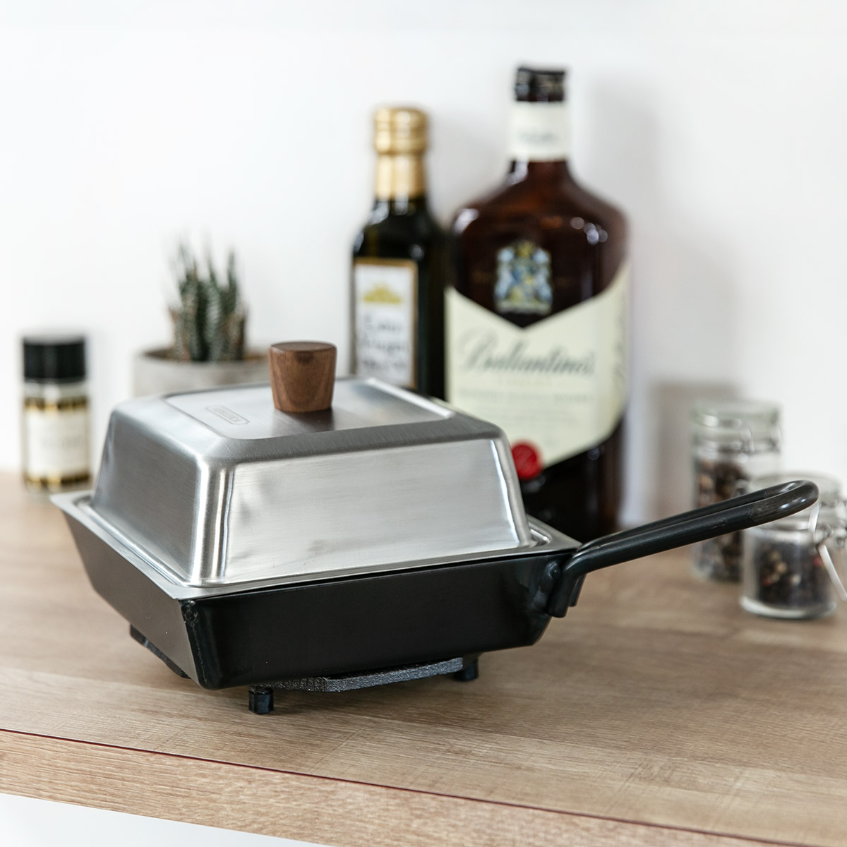 楽天市場】フライパン APELUCA コンパクトディープパン フタ付き 鉄製