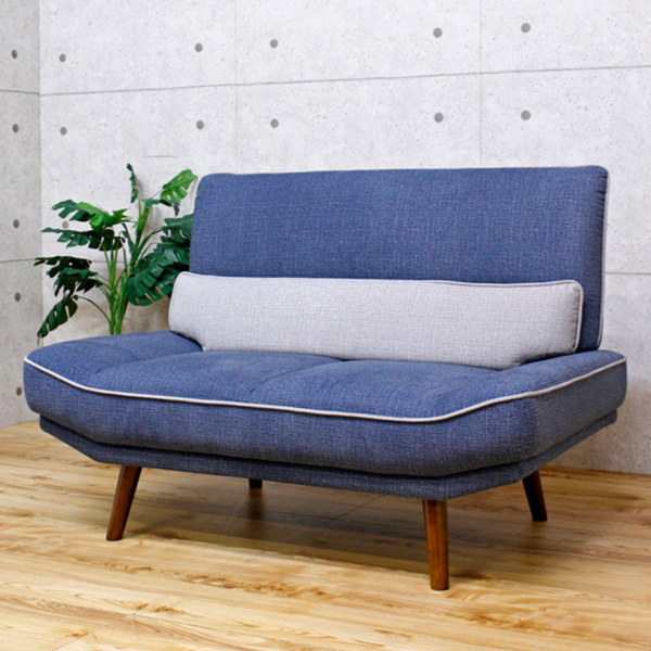 楽天市場】ソファ 二人掛け 幅130cm 耐ひっかき傷 ファブリック 脚付き