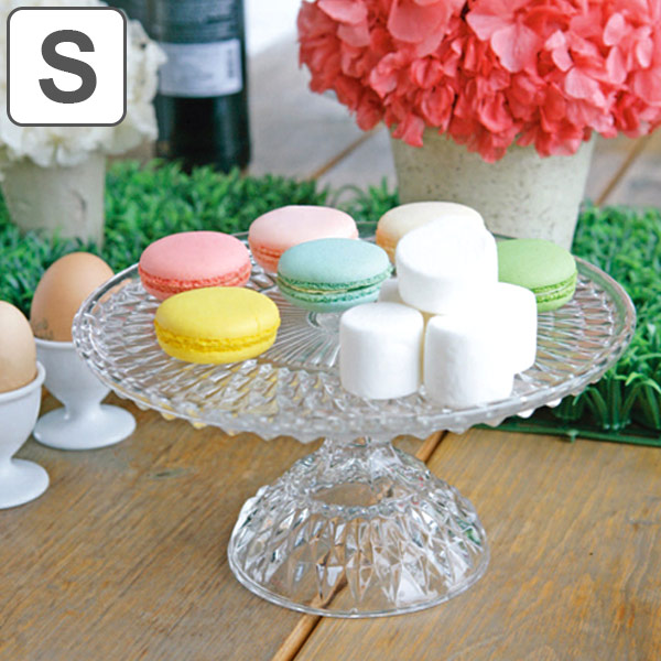 楽天市場】グラスコンポート S マカロン お菓子皿 食器 ガラス製