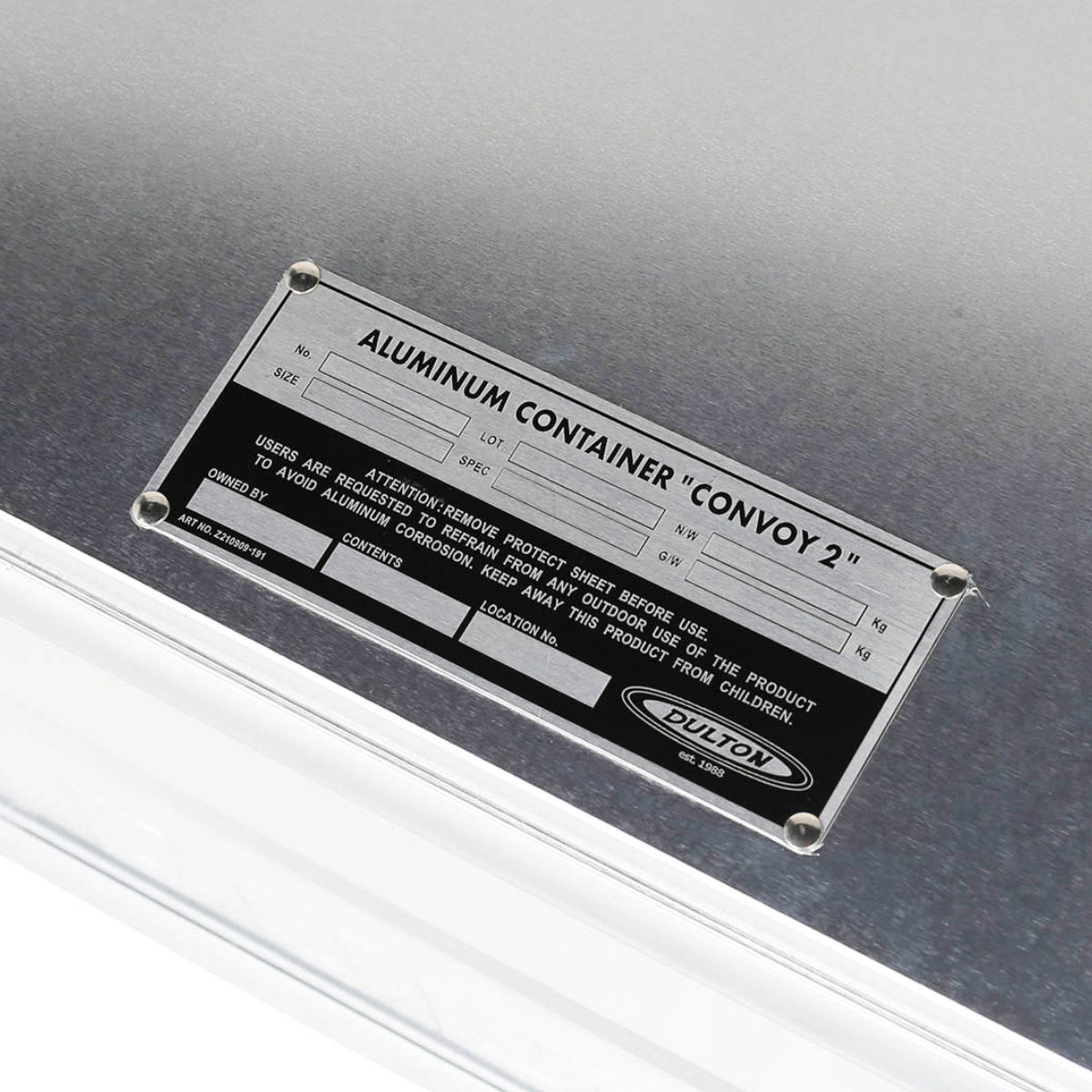 楽天市場】収納ボックス ふた付き XL アルミ コンテナ コンボイ 2