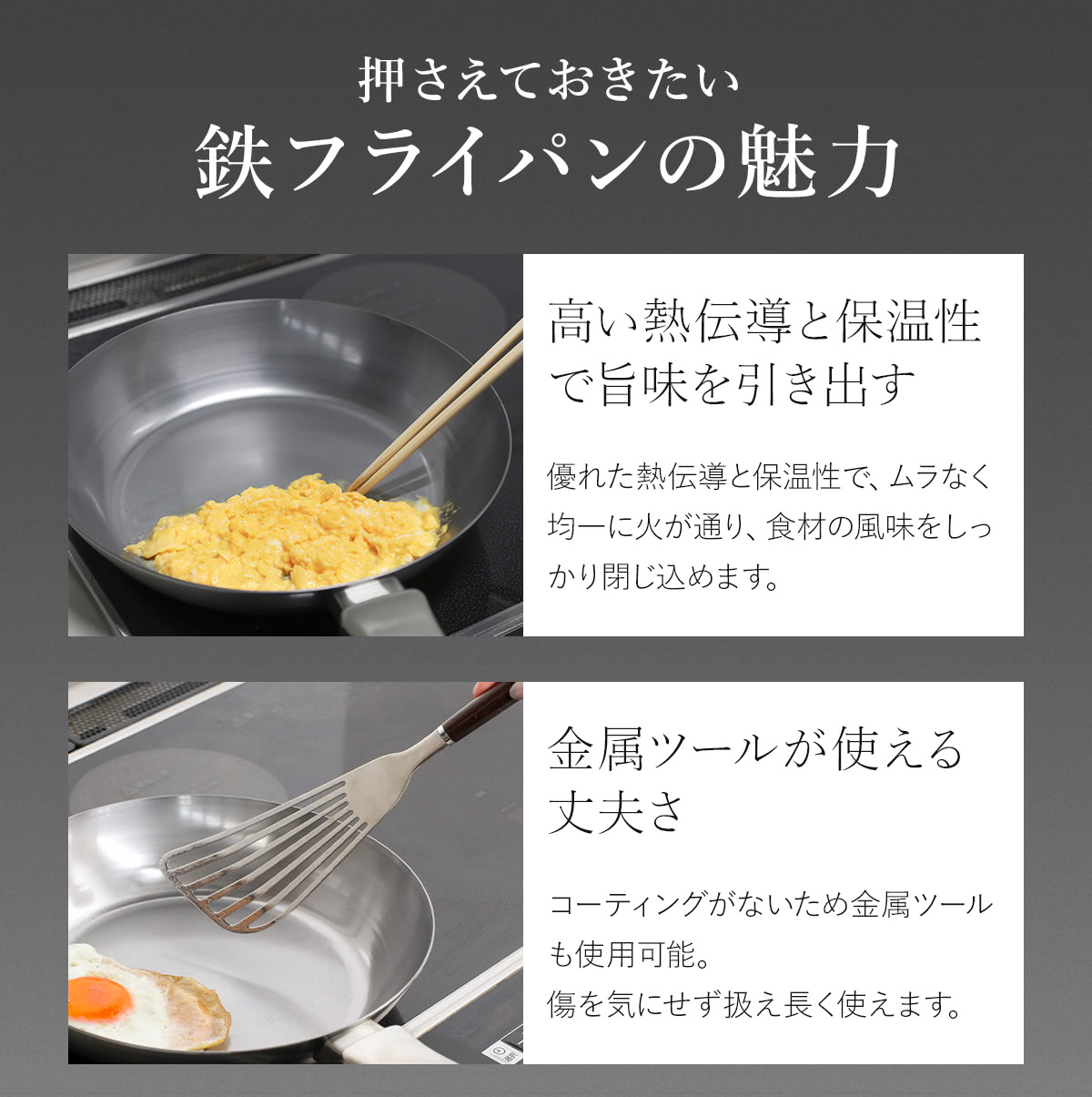 楽天市場】鉄フライパン 20cm 深型 IH対応 「F.」 藤田金属×近畿大学