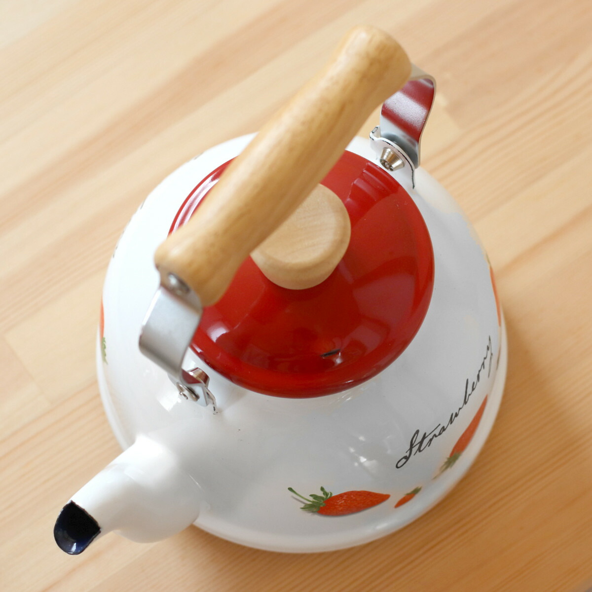 楽天市場】ケトル 1.6L IH対応 ストロベリーシリーズ 富士ホーロー