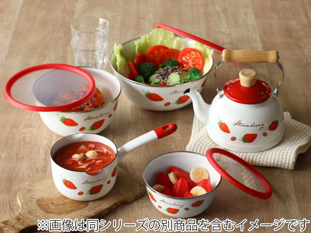 楽天市場】ケトル 1.6L IH対応 ストロベリーシリーズ 富士ホーロー