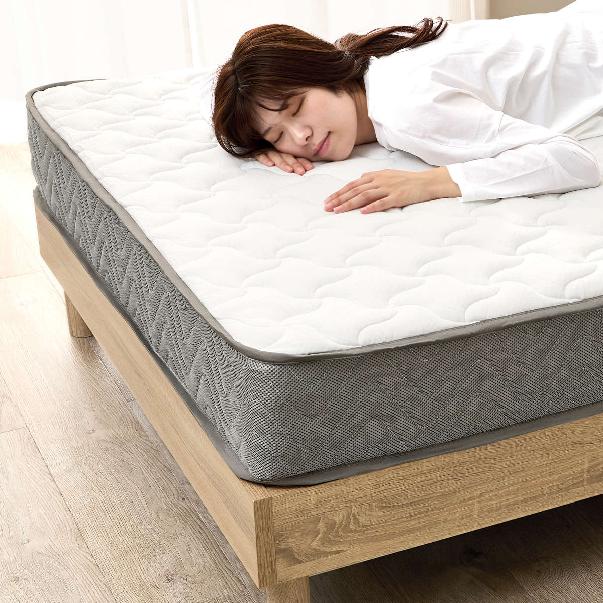 楽天市場】マットレス ポケットコイル シングル 寝心地柔らか 圧縮梱包