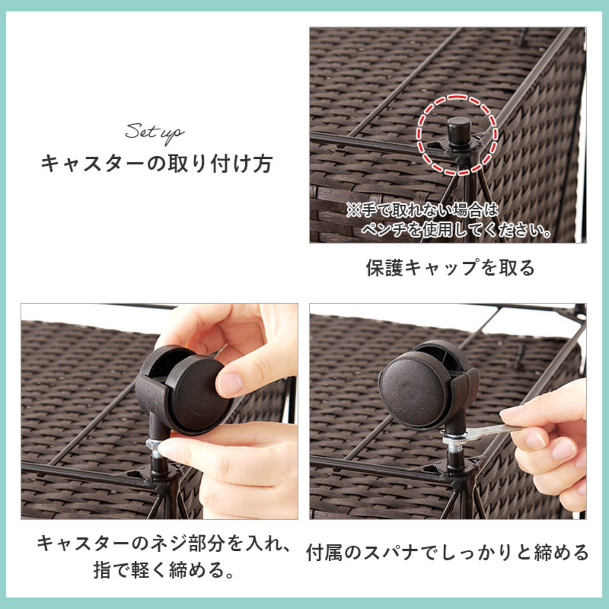 楽天市場】ランドリーワゴン 幅40cm 2段 引き出し キャスター付 完成品