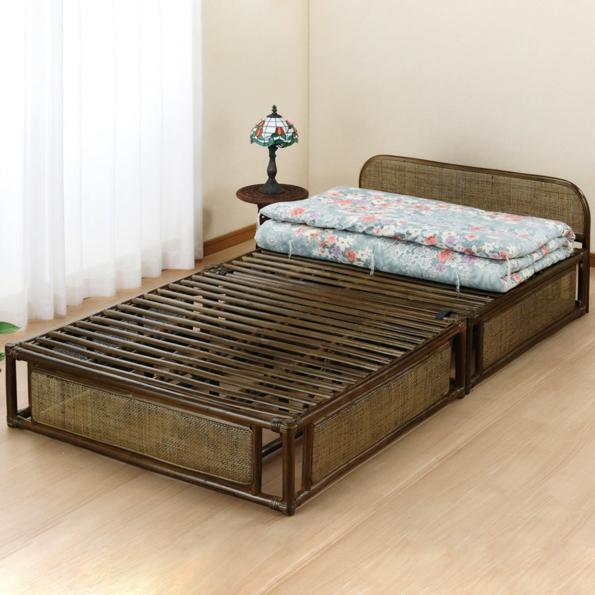 籐 シングル ベッド ラタン 分割」の人気商品一覧 | 安い商品を通販