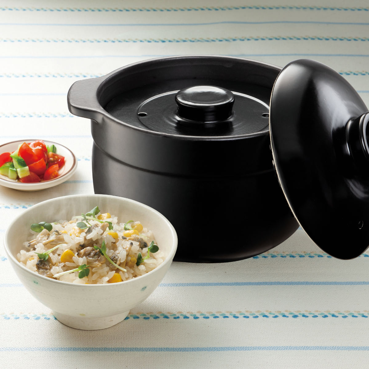楽天市場】炊飯土鍋 2合 直火対応 電子レンジ対応 （ ご飯鍋 土鍋 炊飯