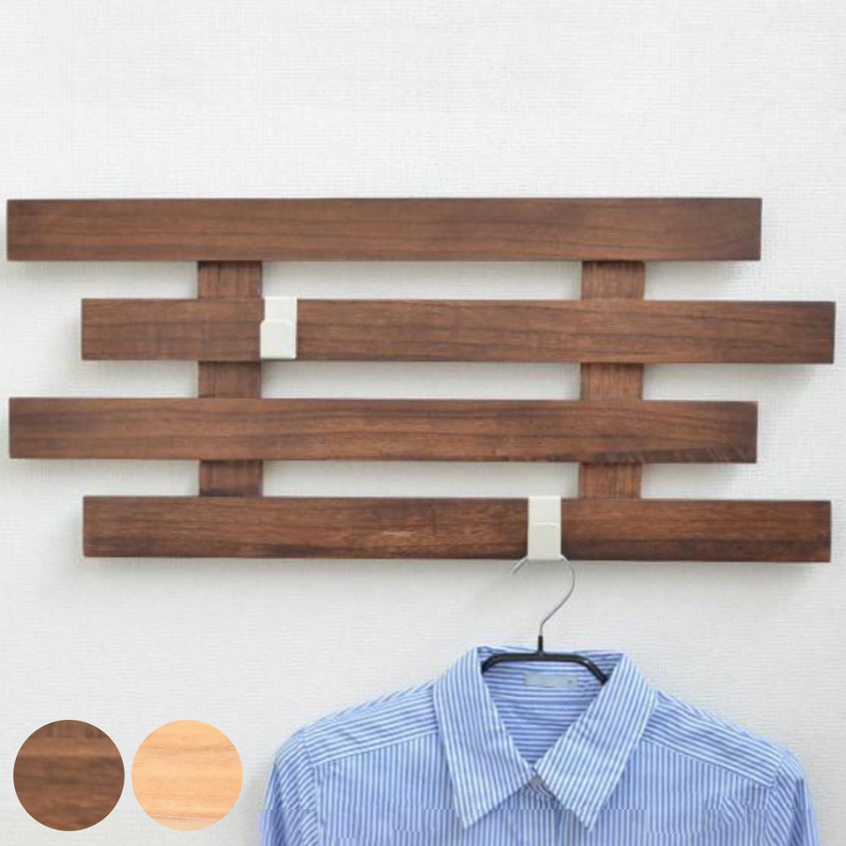 楽天市場】壁掛け すのこ 幅66×奥行3×高さ29cm 壁に付けられるすのこ 4