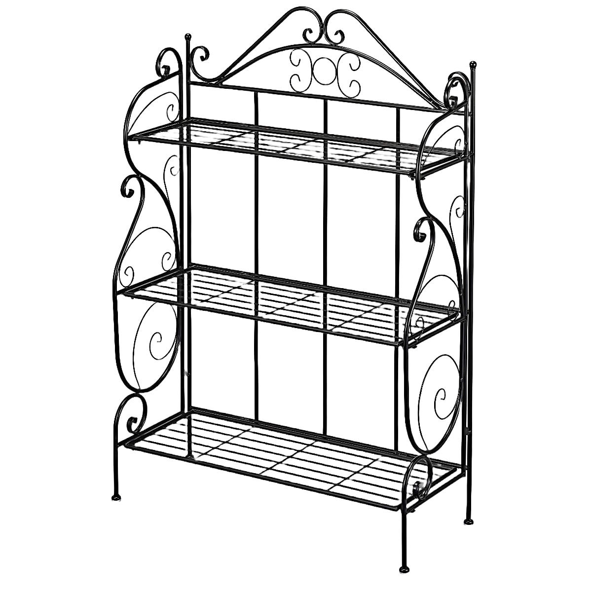 楽天市場】プランタースタンド 3段 ガーデンラック 横型 （ ガーデン