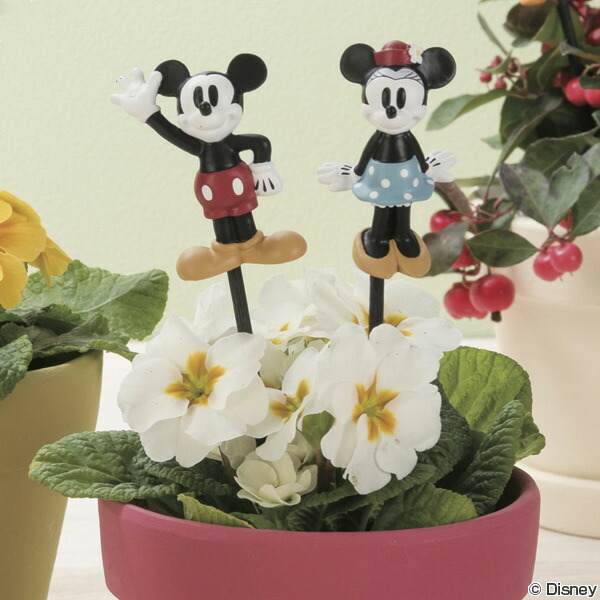 楽天市場】フラワーピック ミッキー ミニー （ ミッキーマウス ミニー