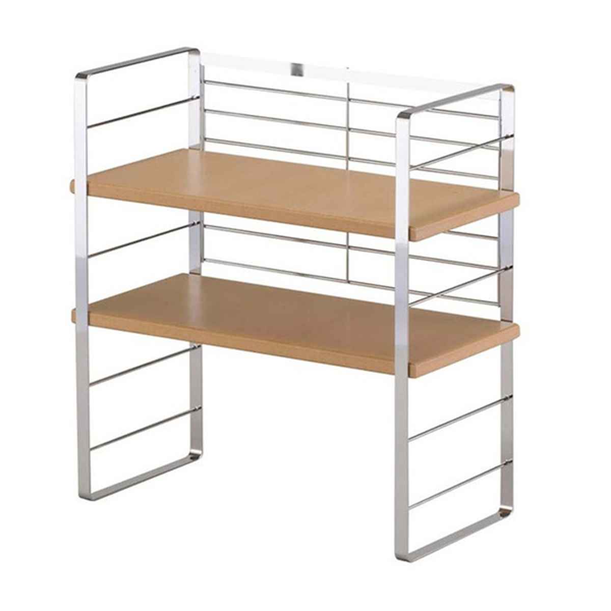 楽天市場】調味料ラック 幅40cm 木棚 出窓シェルフ （ スパイスラック