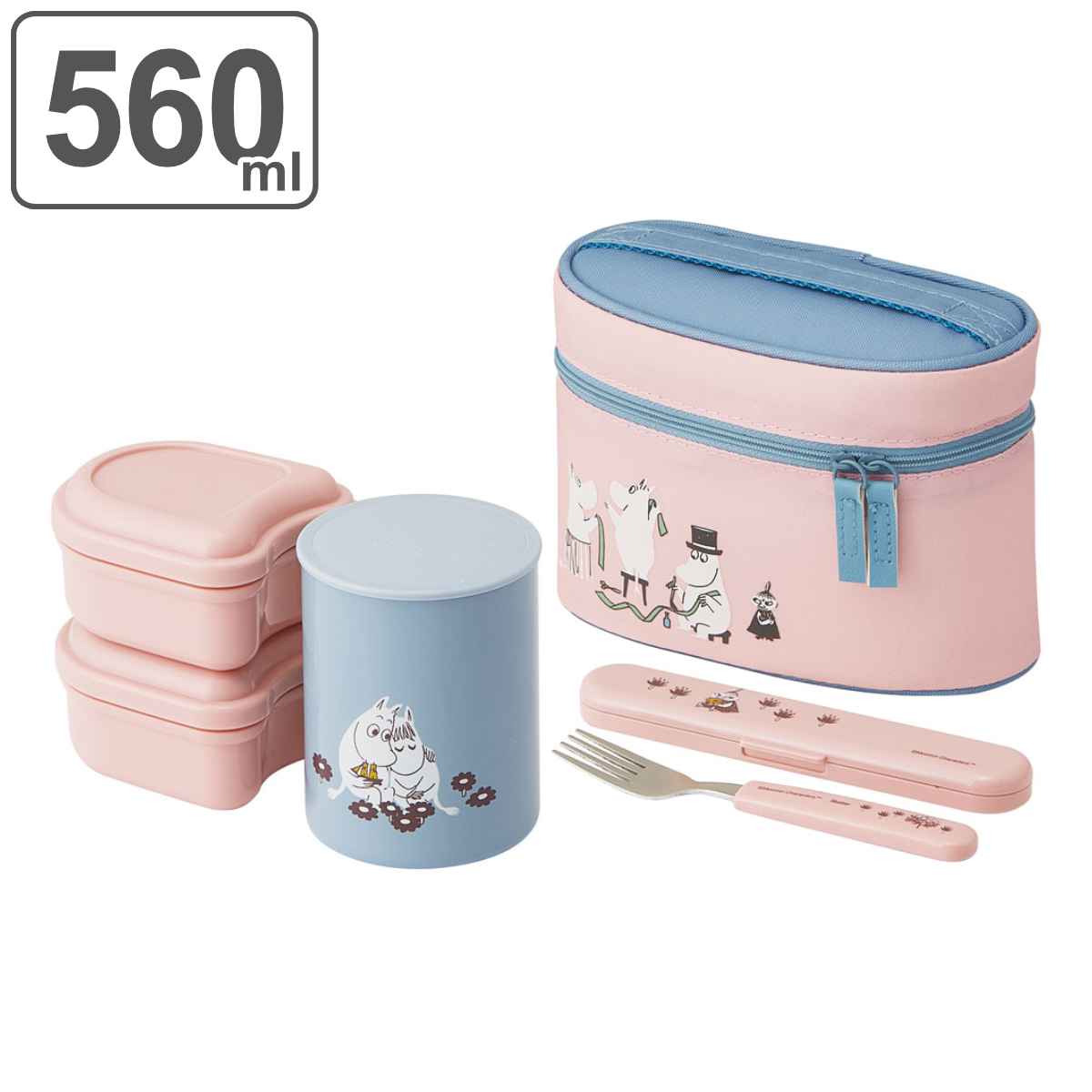 楽天市場】弁当箱 保温 560ml 抗菌 保温ジャー付 ムーミン くすみ