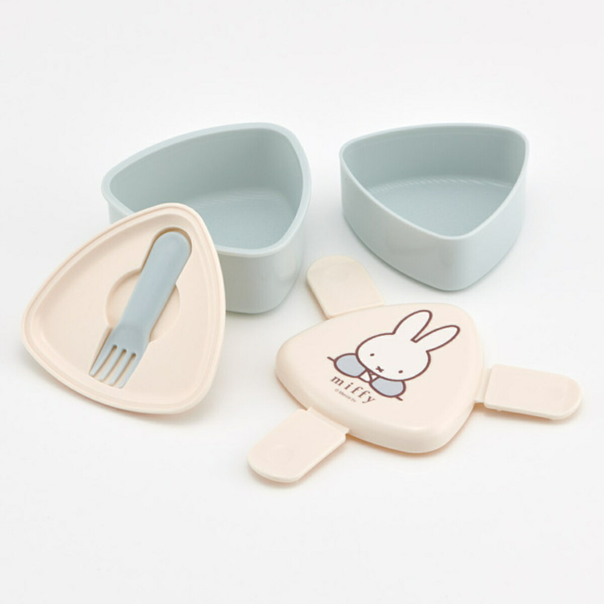 楽天市場】弁当箱 2段 500ml 抗菌三角おにぎりランチボックス