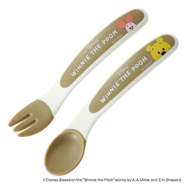 楽天市場】ベビー食器 スプーン フォーク くまのプーさん プチフレンズ