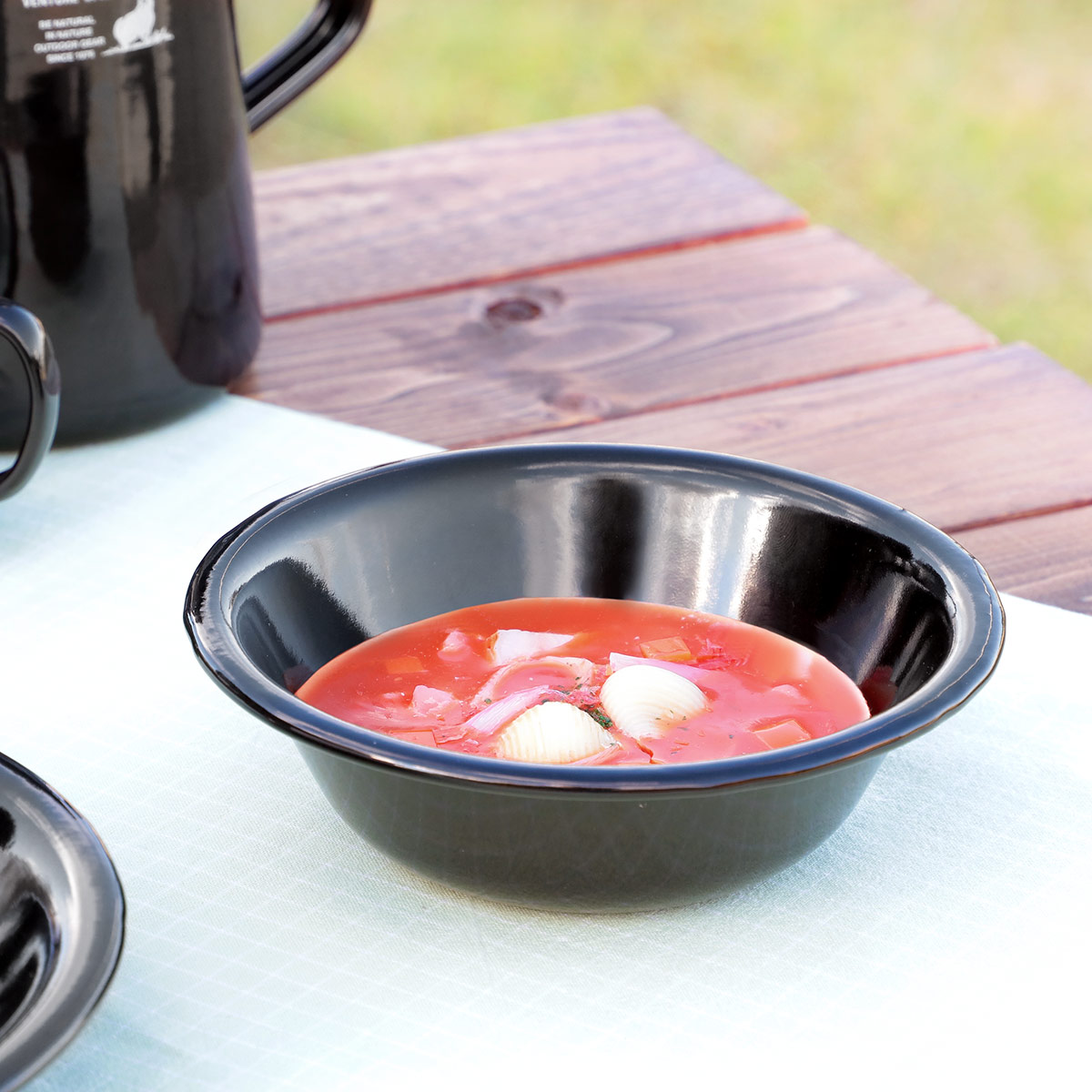 楽天市場】ボウル ホーロー 16cm キャプテンスタッグ ブラックラベル