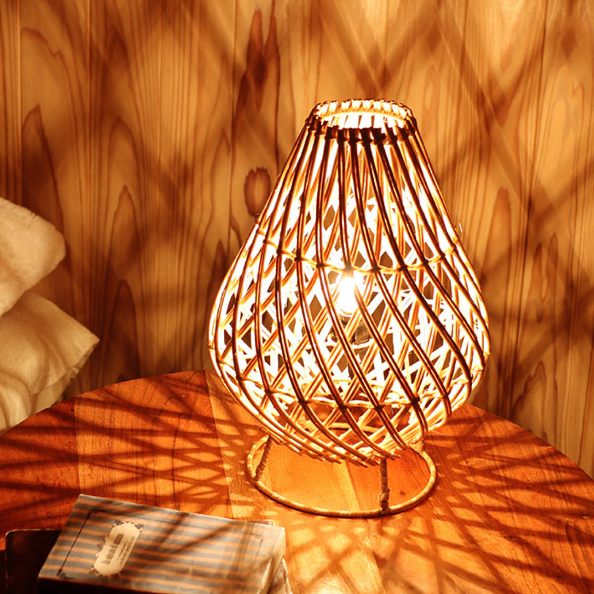 楽天市場】ラタンスタンドランプ ランタン LED対応 フロアライト