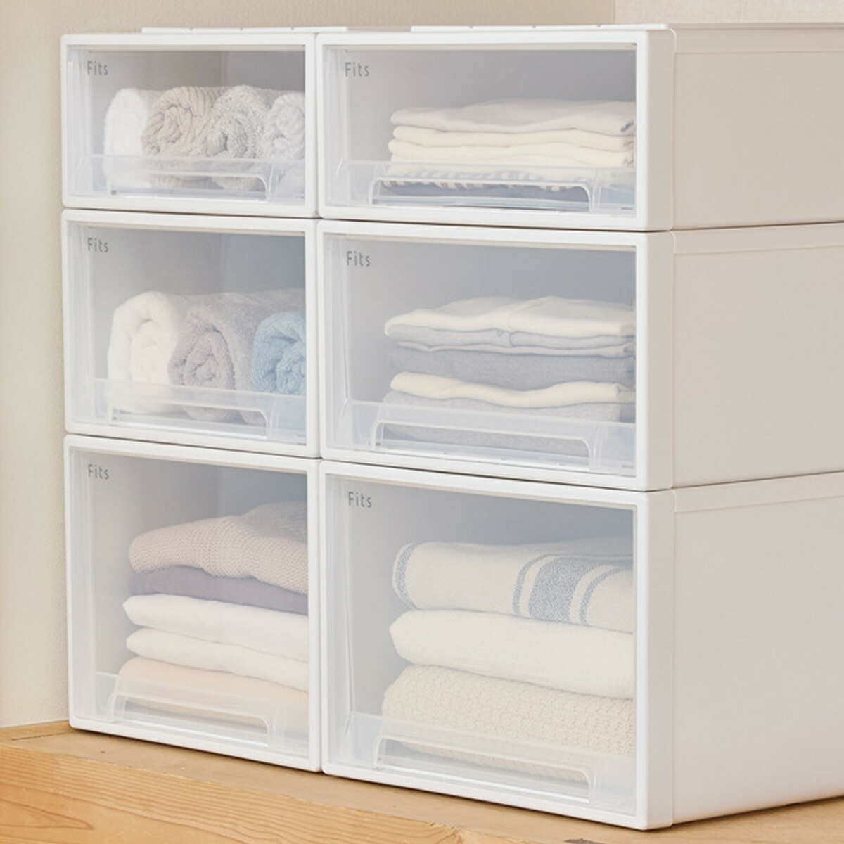 楽天市場】収納ケース Fits フィッツ フィッツケース ロング 引き出し