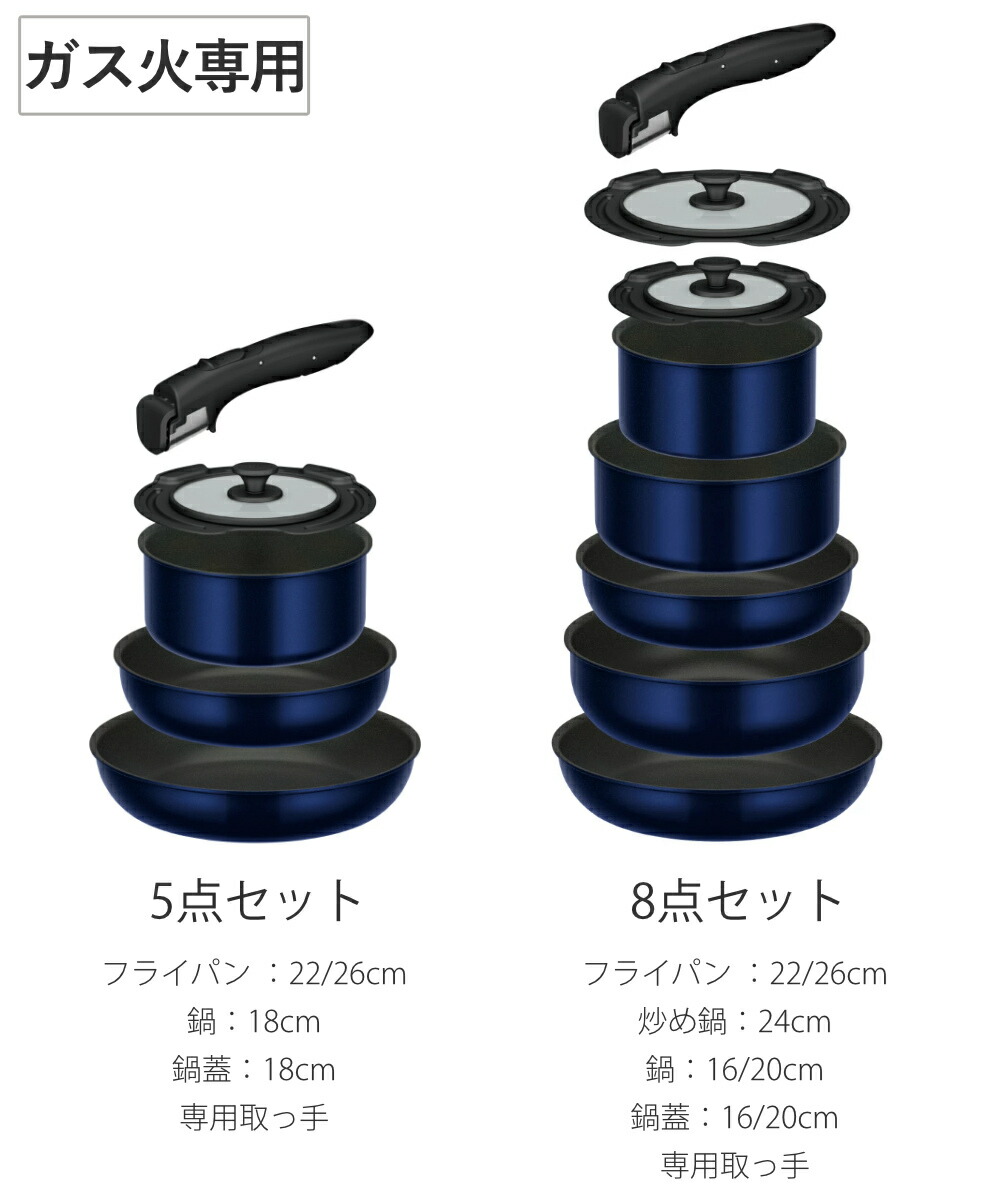 楽天市場】サーモス 取っ手のとれるフライパン 3点セット 5点セット 8