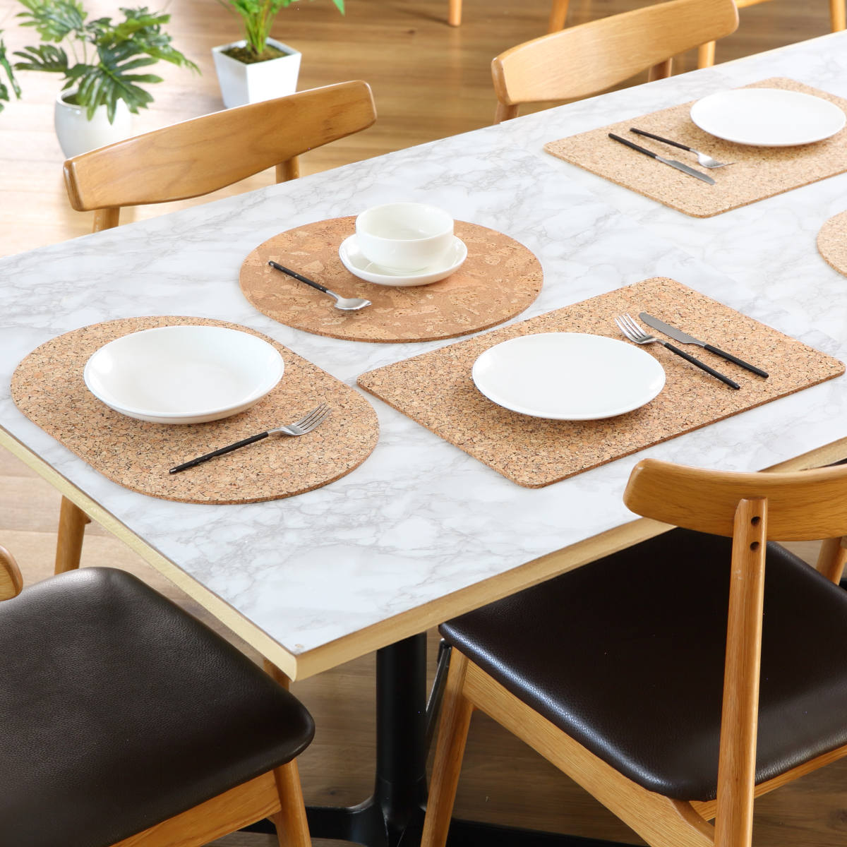 楽天市場】ランチョンマット コルク ZICZAC QUERCO Round 円形