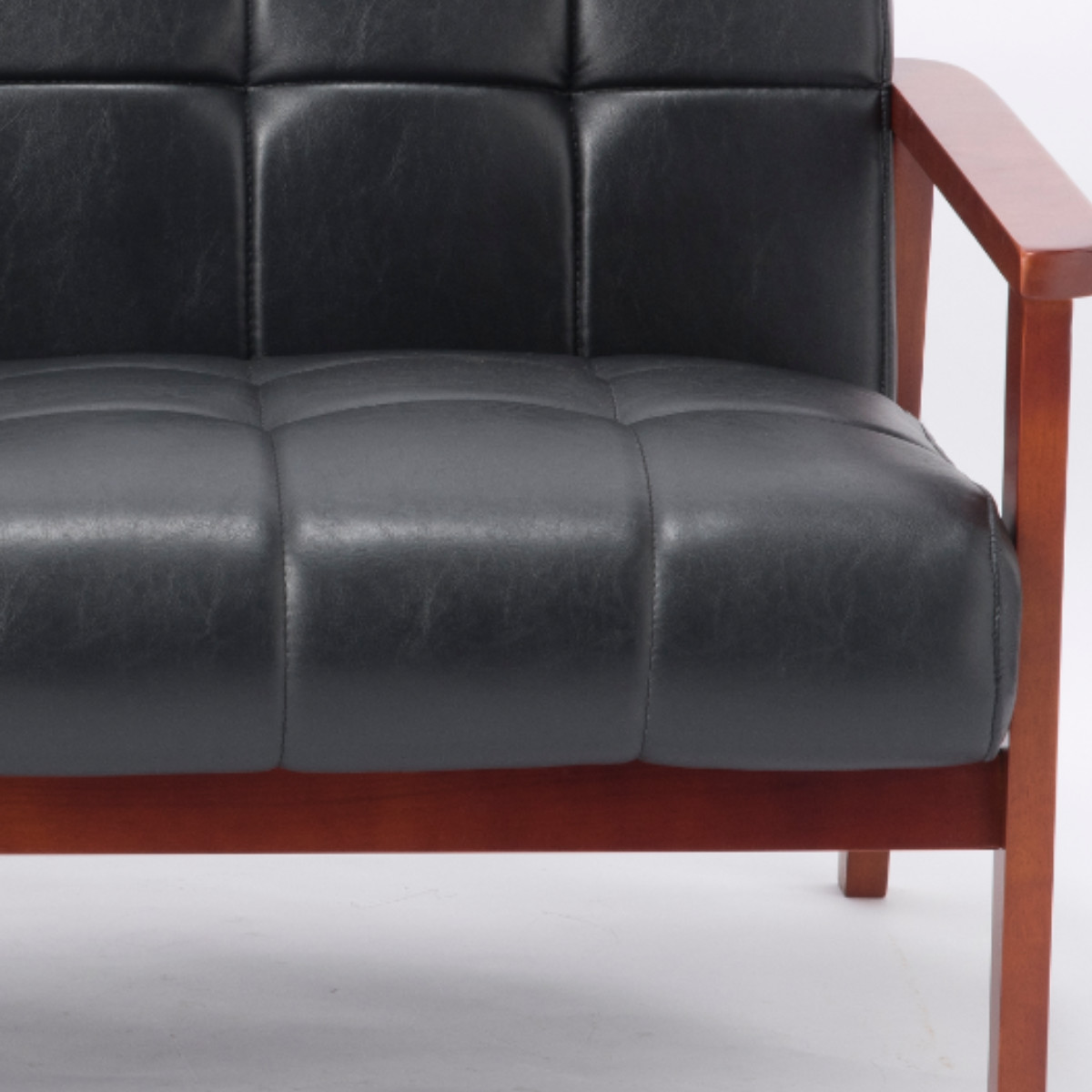 CAST 人工皮革ソファ 2人掛け 198cm 36％OFF】【送料無料】バイ