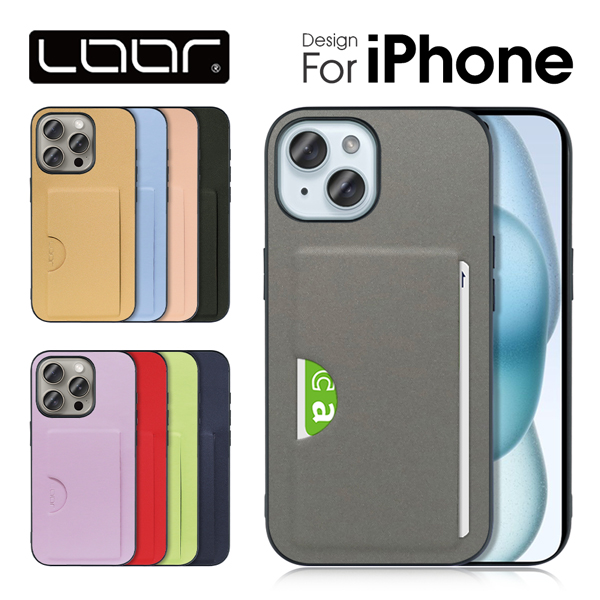 楽天市場】[シンプル!カード収納 背面]LOOF SKIN-SLIM-SLOT iPhone 用