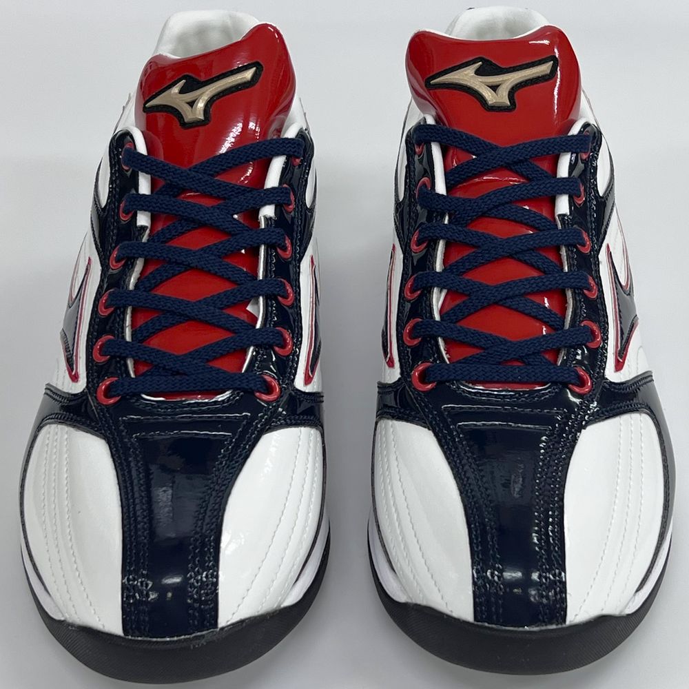 楽天市場】【サイズ交換送料無料】ネイビー×レッド ミズノ 野球