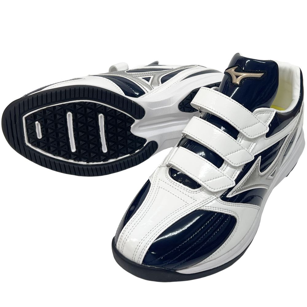 楽天市場】【サイズ交換送料無料】ネイビー×シルバー ミズノ 野球