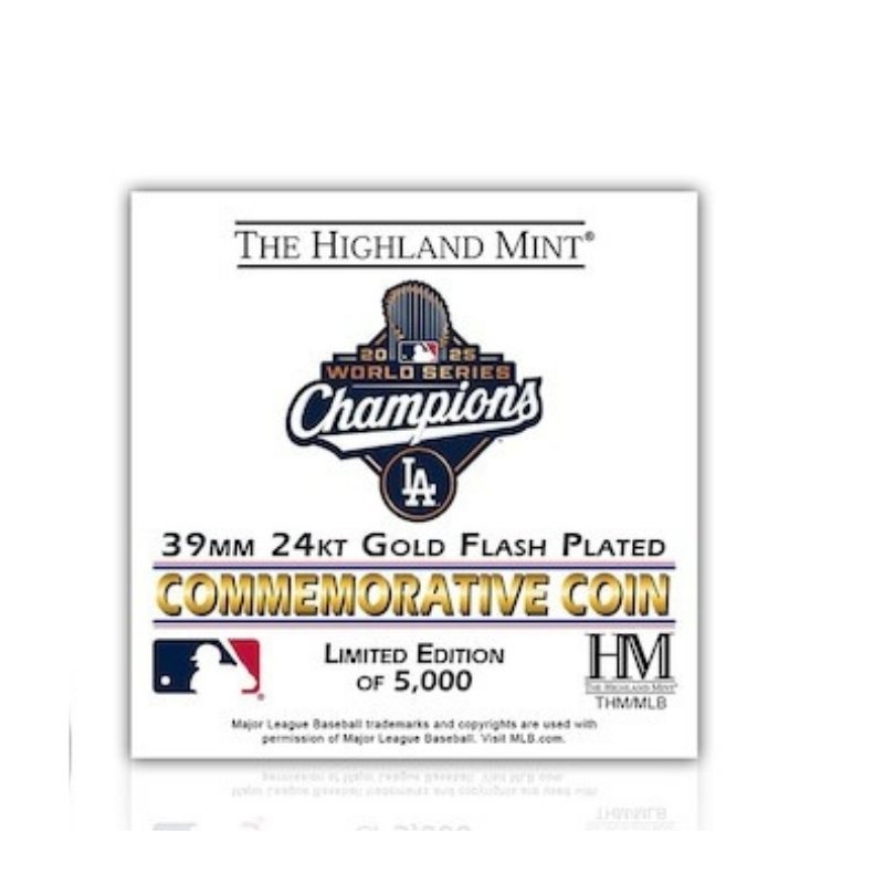 楽天市場】2025 ドジャース ワールドシリーズ 優勝記念 ゴールドコイン