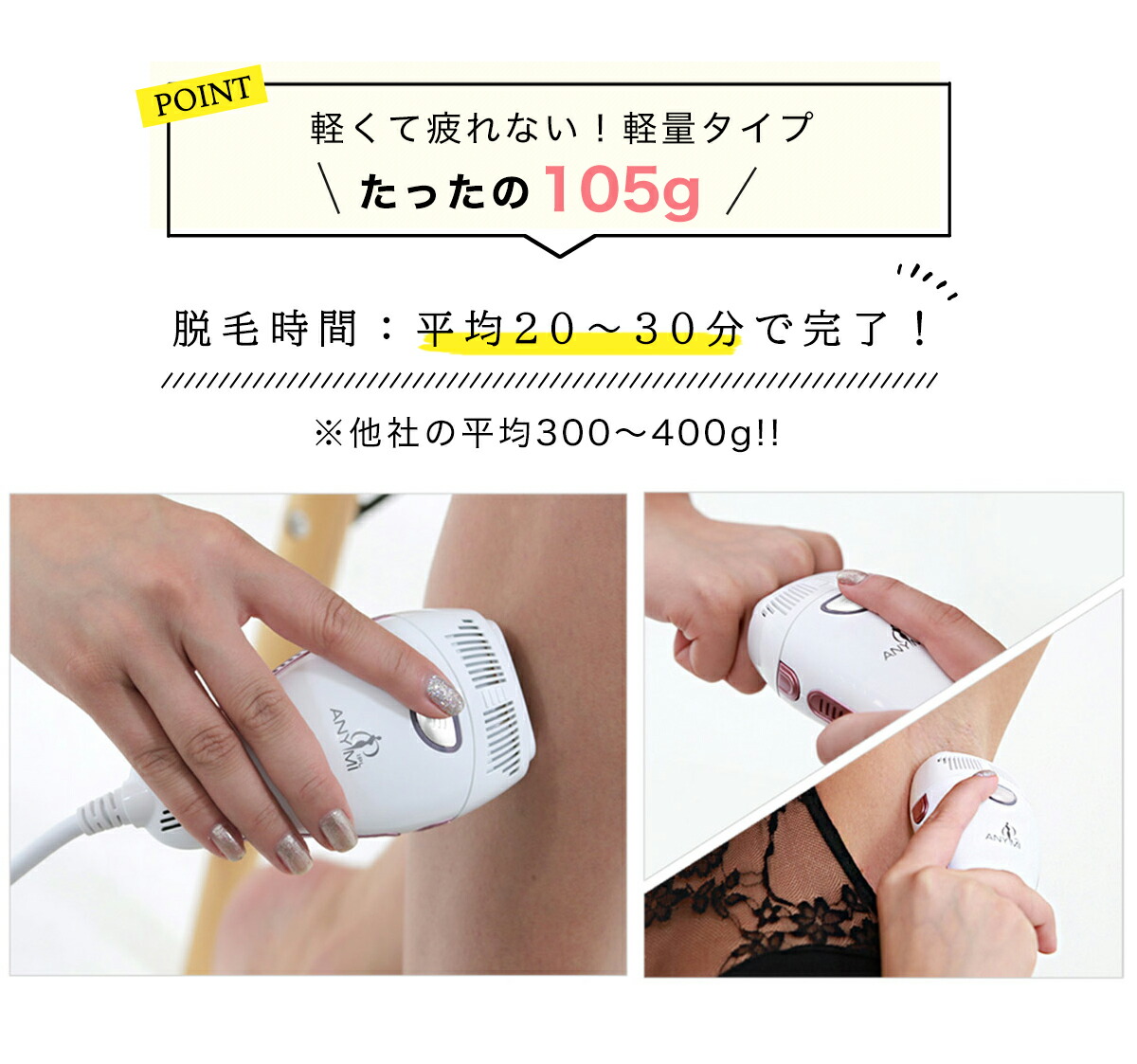 楽天市場】【スーパーSALL限定価格】脱毛器 ANYMI PRO 光美顔・美肌
