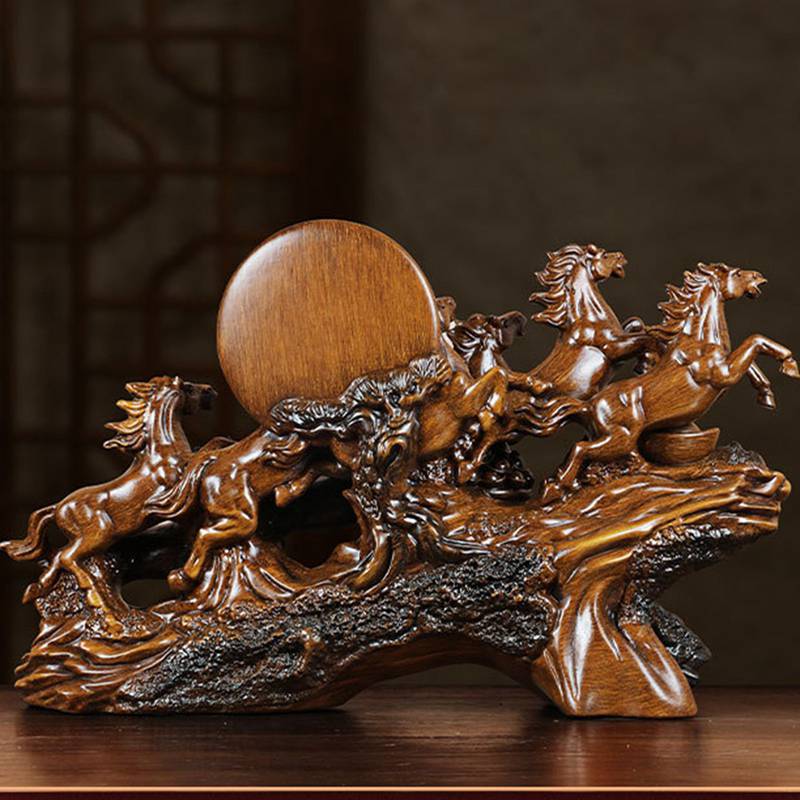 楽天市場】八駿奔騰 馬の置物 風水グッズ 干支 午 仕事運アップ 開運