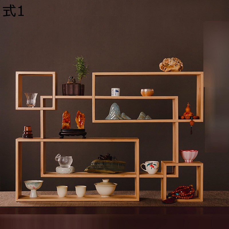 楽天市場】木製棚 ティーポット収納棚 ティーカップホルダー シンプル