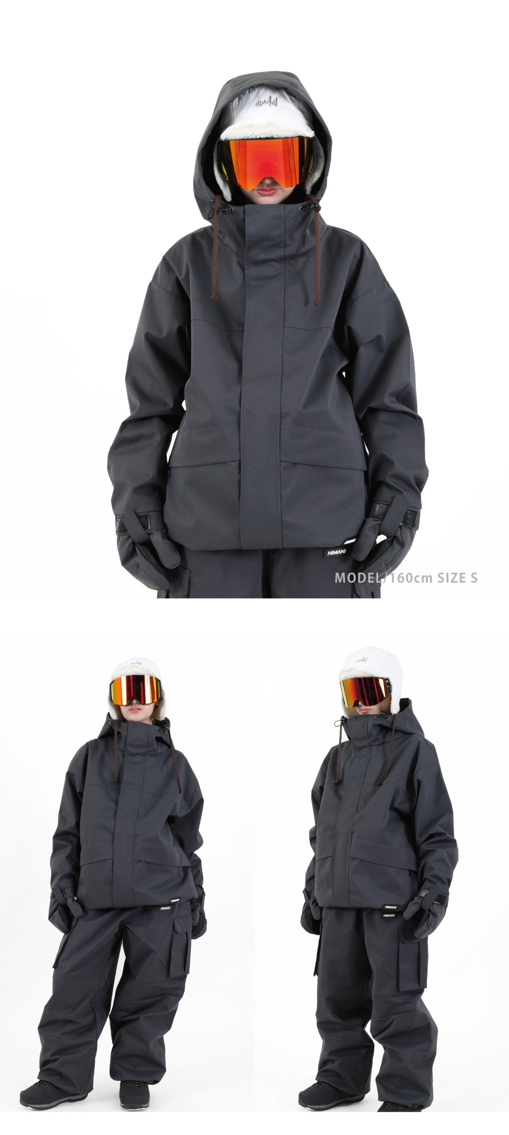 楽天市場】スノーボードウェア メンズ レディース オーバーサイズ