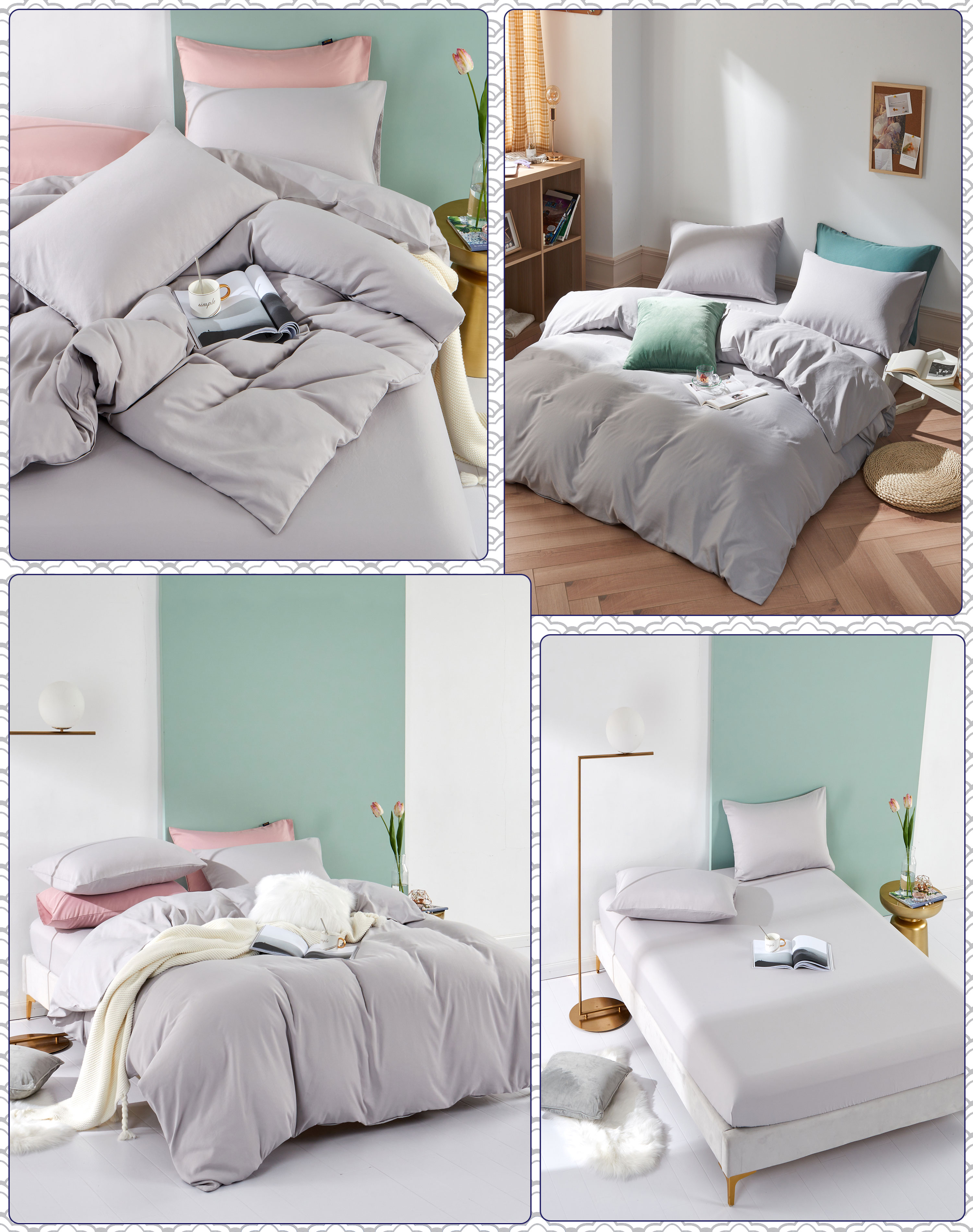 楽天市場】MILDLY 【単品 / 4点セット】 布団カバーセット 4点セット