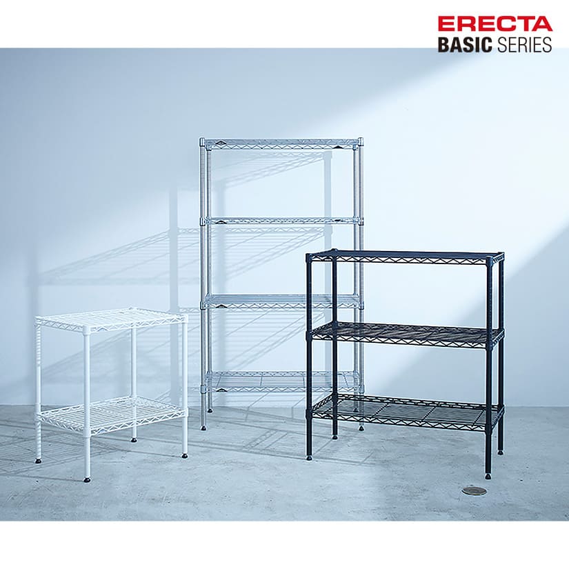 楽天市場】スチールラック エレクター ベーシック ERECTA ラック