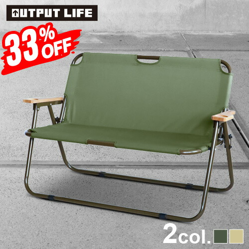 楽天市場】33%オフ 折り畳み アウトドア ベンチ チェア 背もたれ