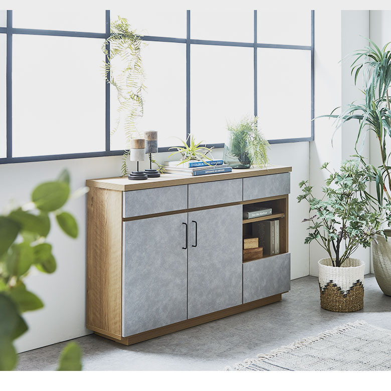 楽天市場】キャビネット サイドボード スリム 奥行30 薄型 カウンター