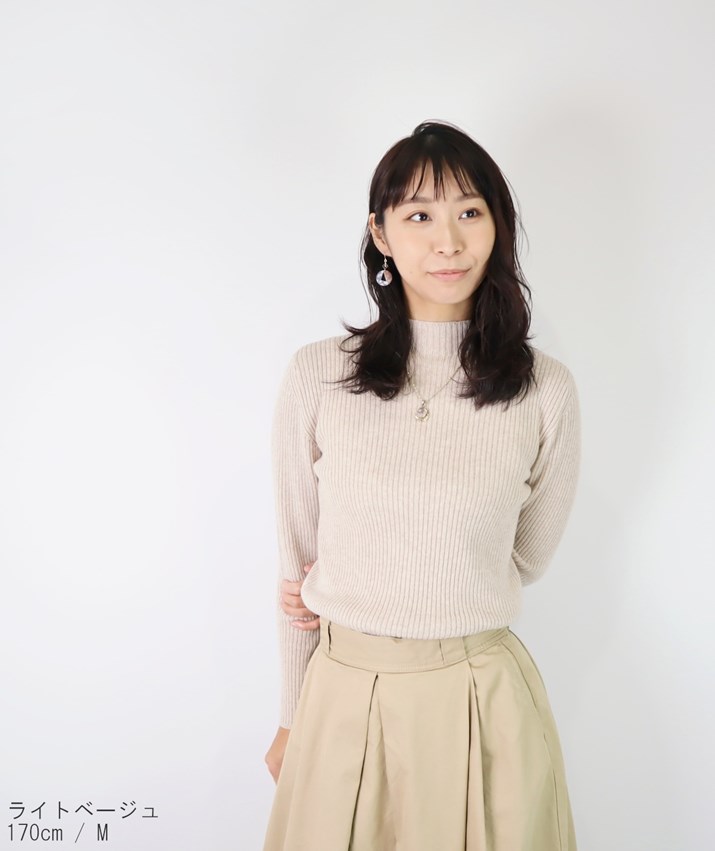 楽天市場】PRODIGAL カシミヤ 100% リブニット 日本製 ハイネック